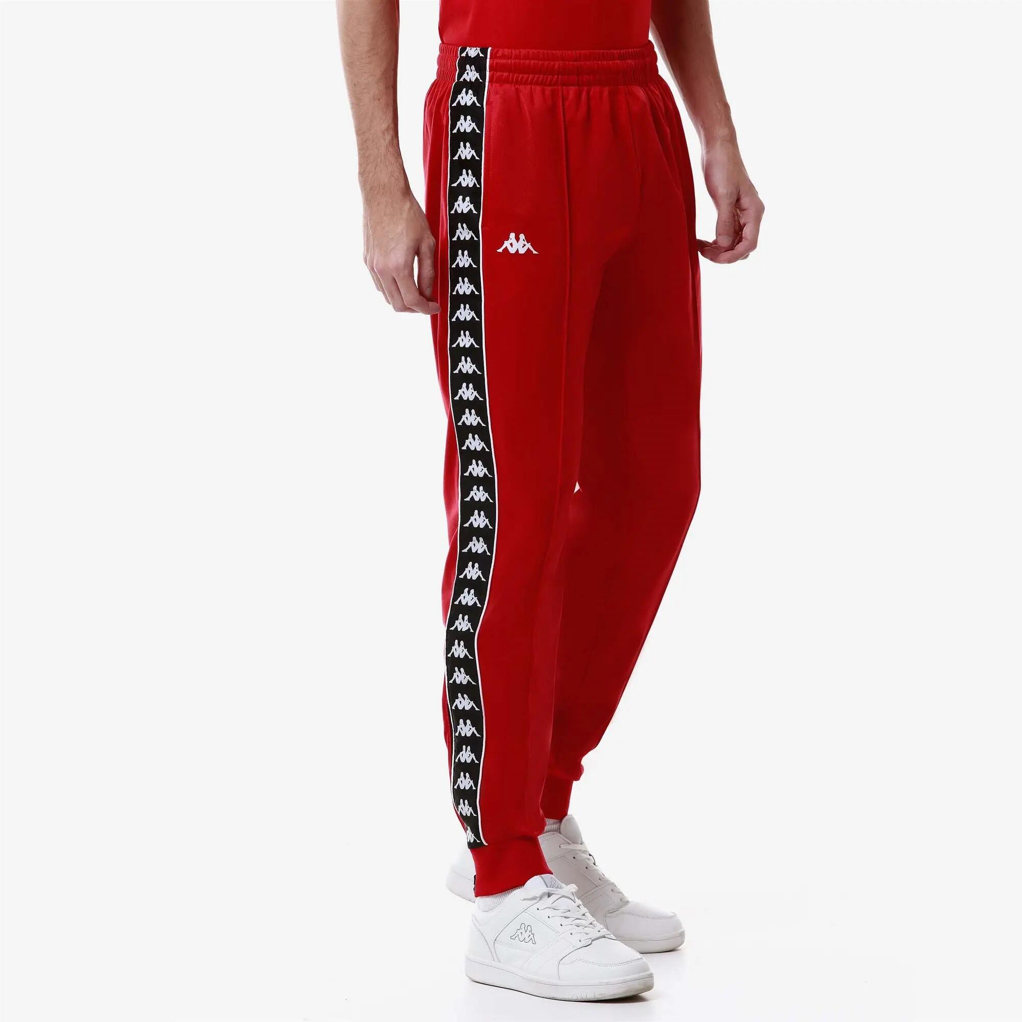 Pantalon de survêtement pour homme rouge pour streetwear sportif 5/7