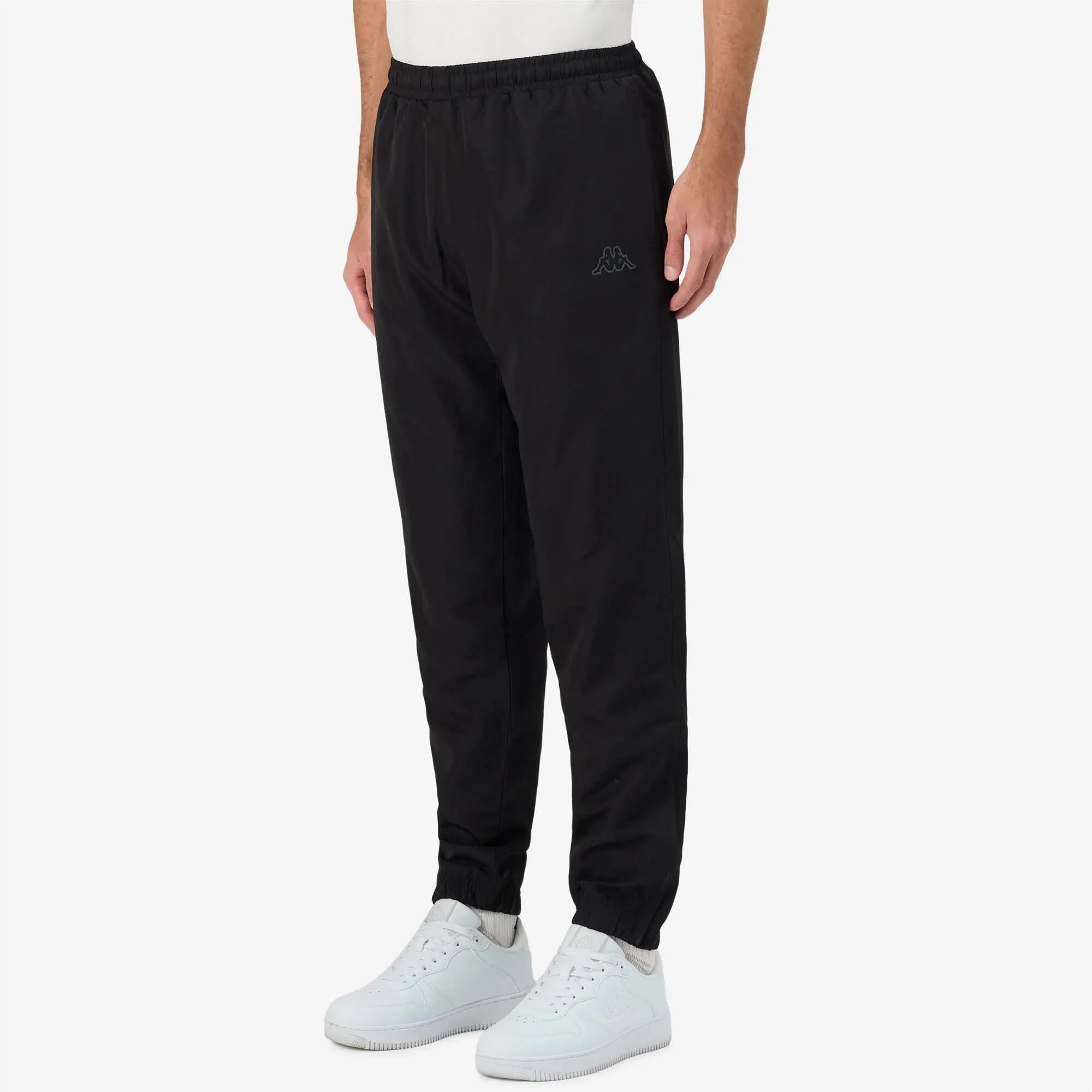 Pantaloni tuta da uomo in poliestere nero da sportivo/a 5/7