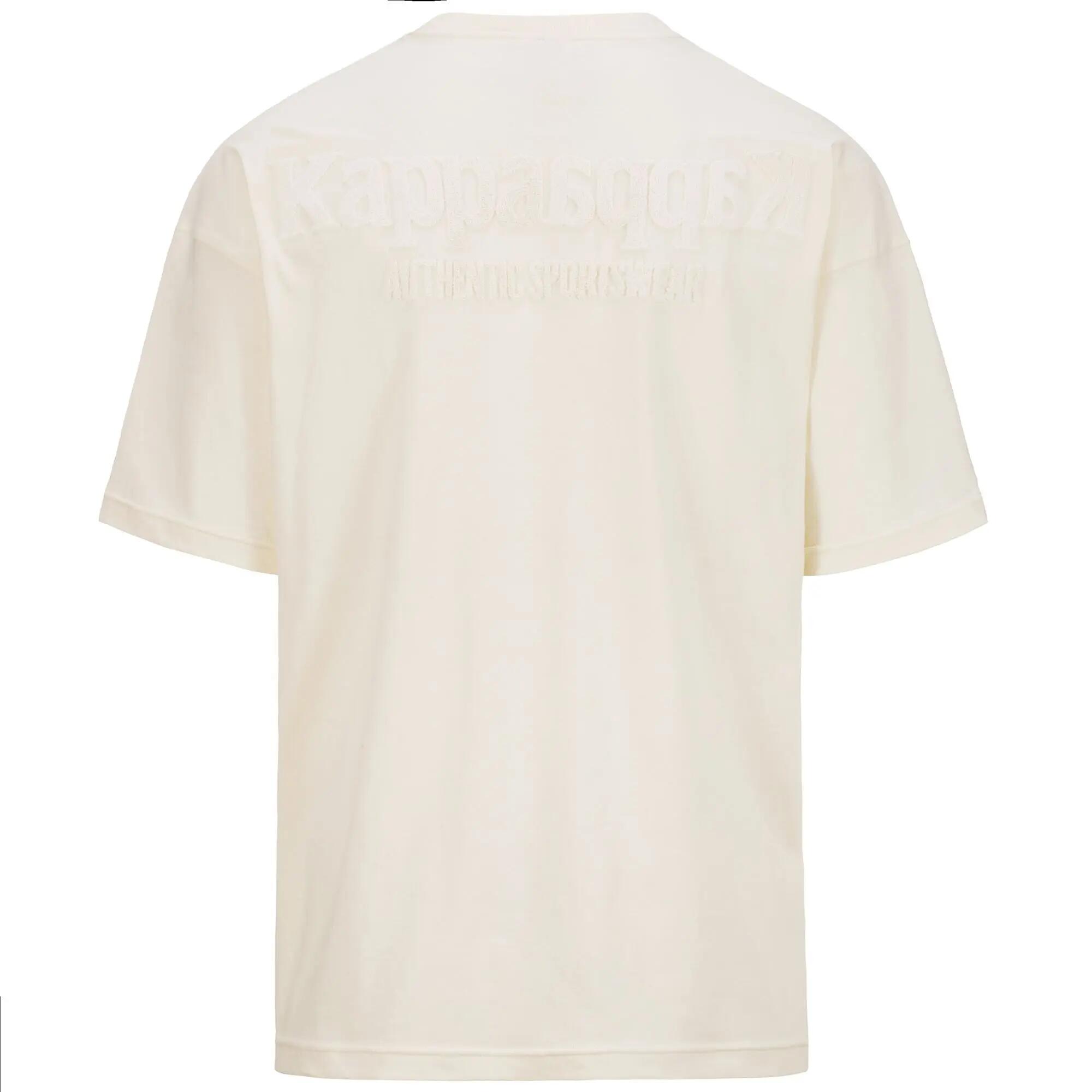 T-shirt da uomo in cotone bianco da streetwear sportivo 3/5