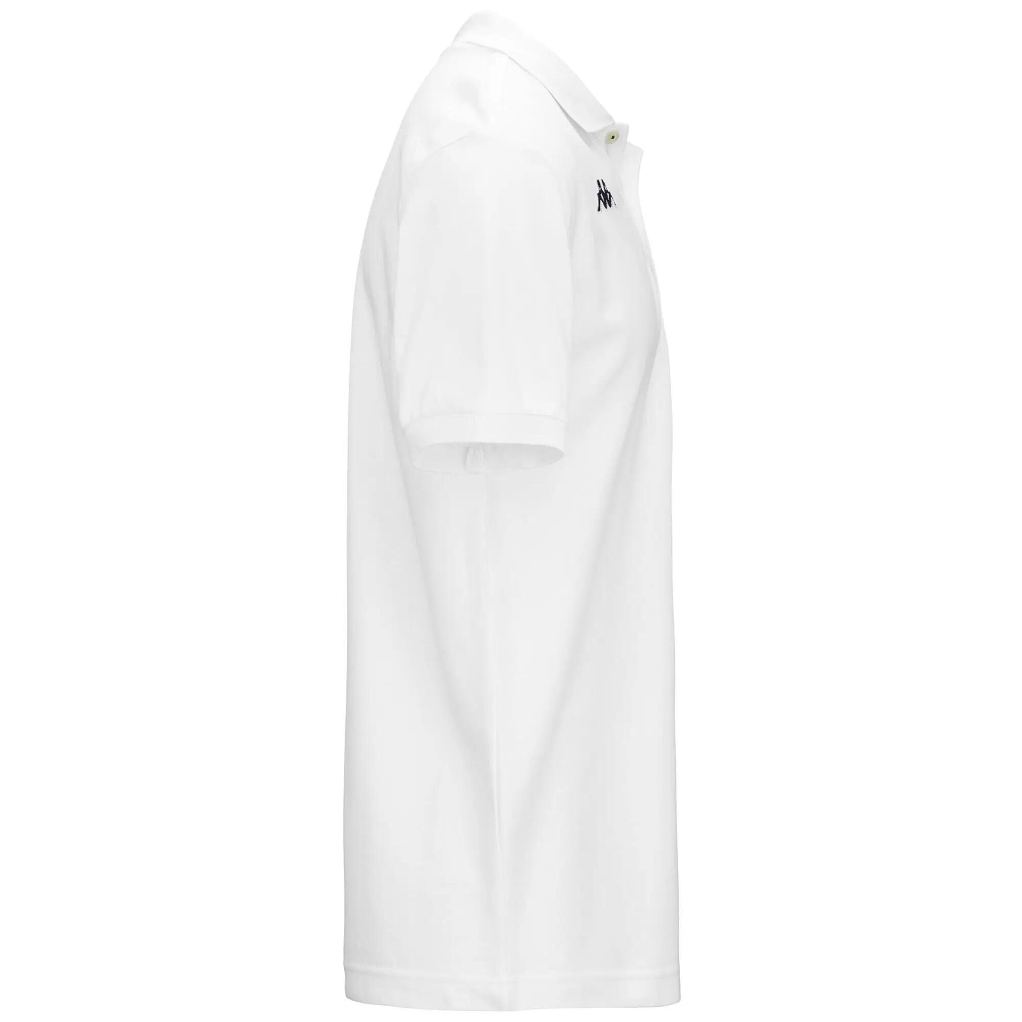 Polo da uomo in cotone bianco da sportivo/a 2/5