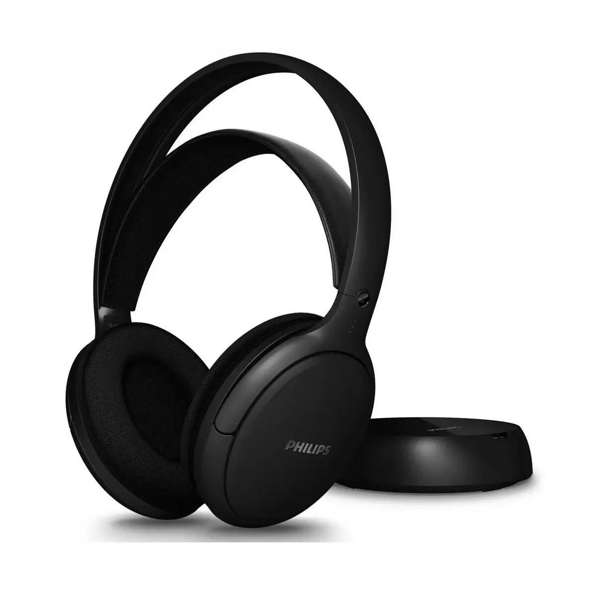 Casque tv sans fil noir 2/7