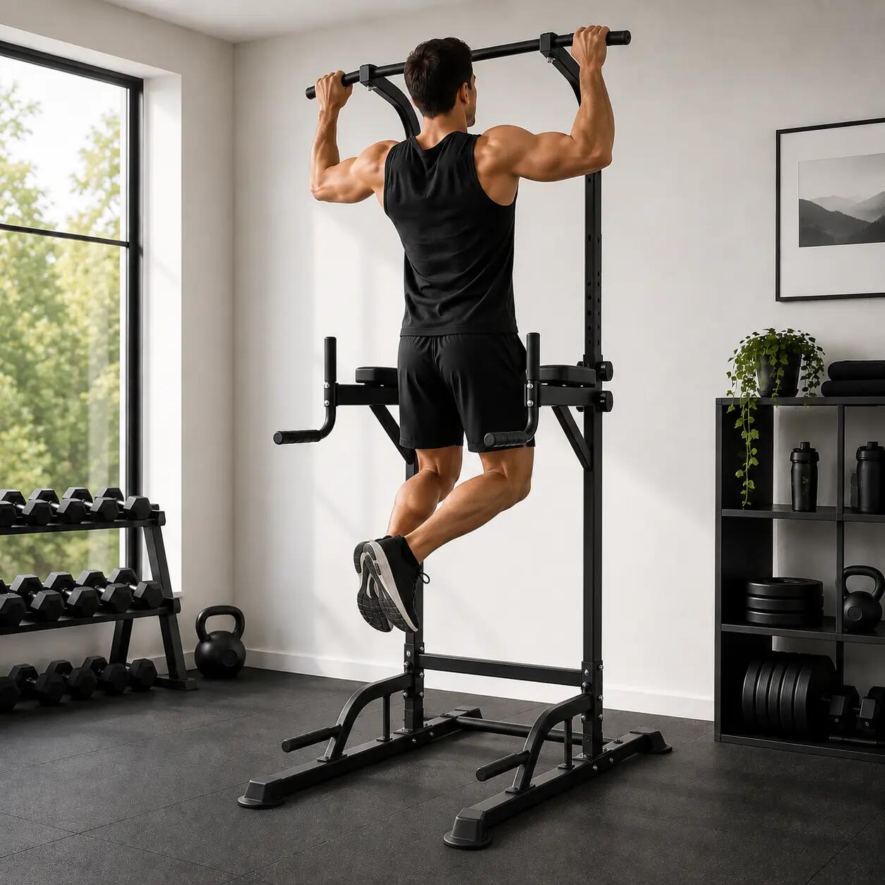 Klimmzugstange VKR verstellbar 150-230cm Stahl für Zuhause 3/6