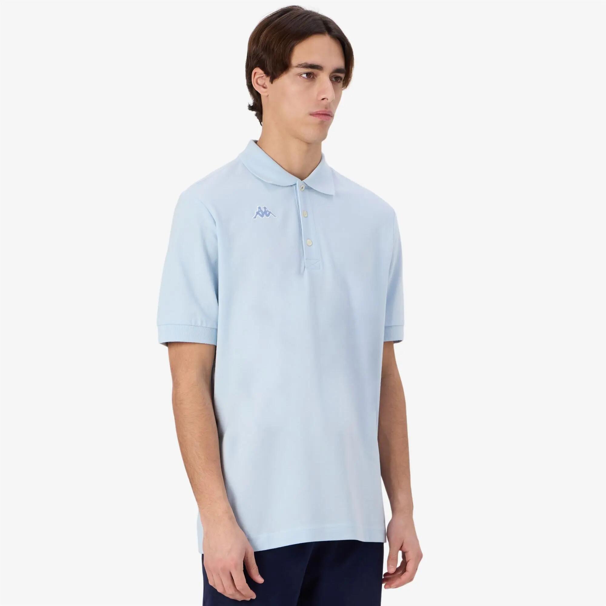 Polo pour homme bleu pour sportif/sportive 5/7