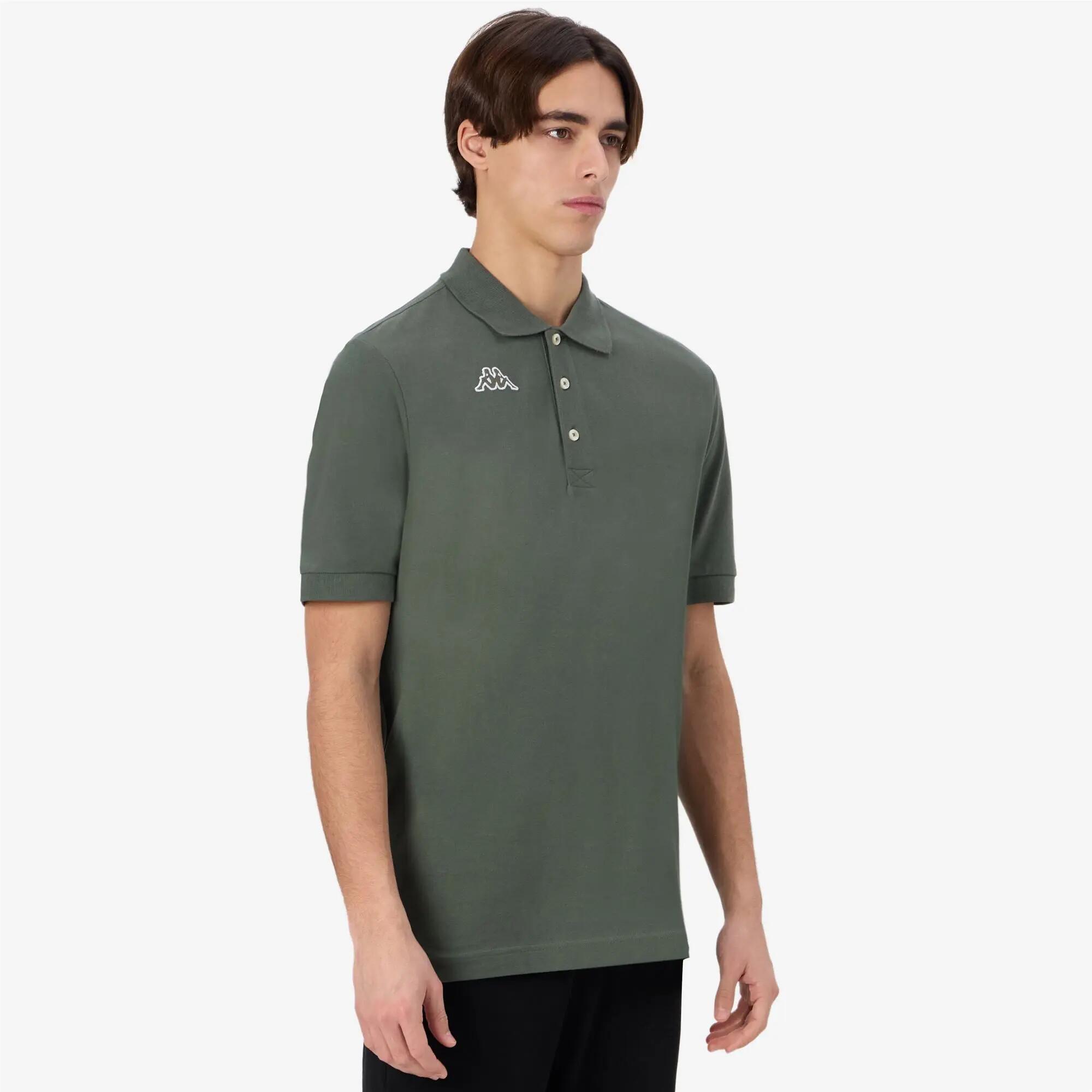 Polo pour homme vert pour sportif/sportive 5/7