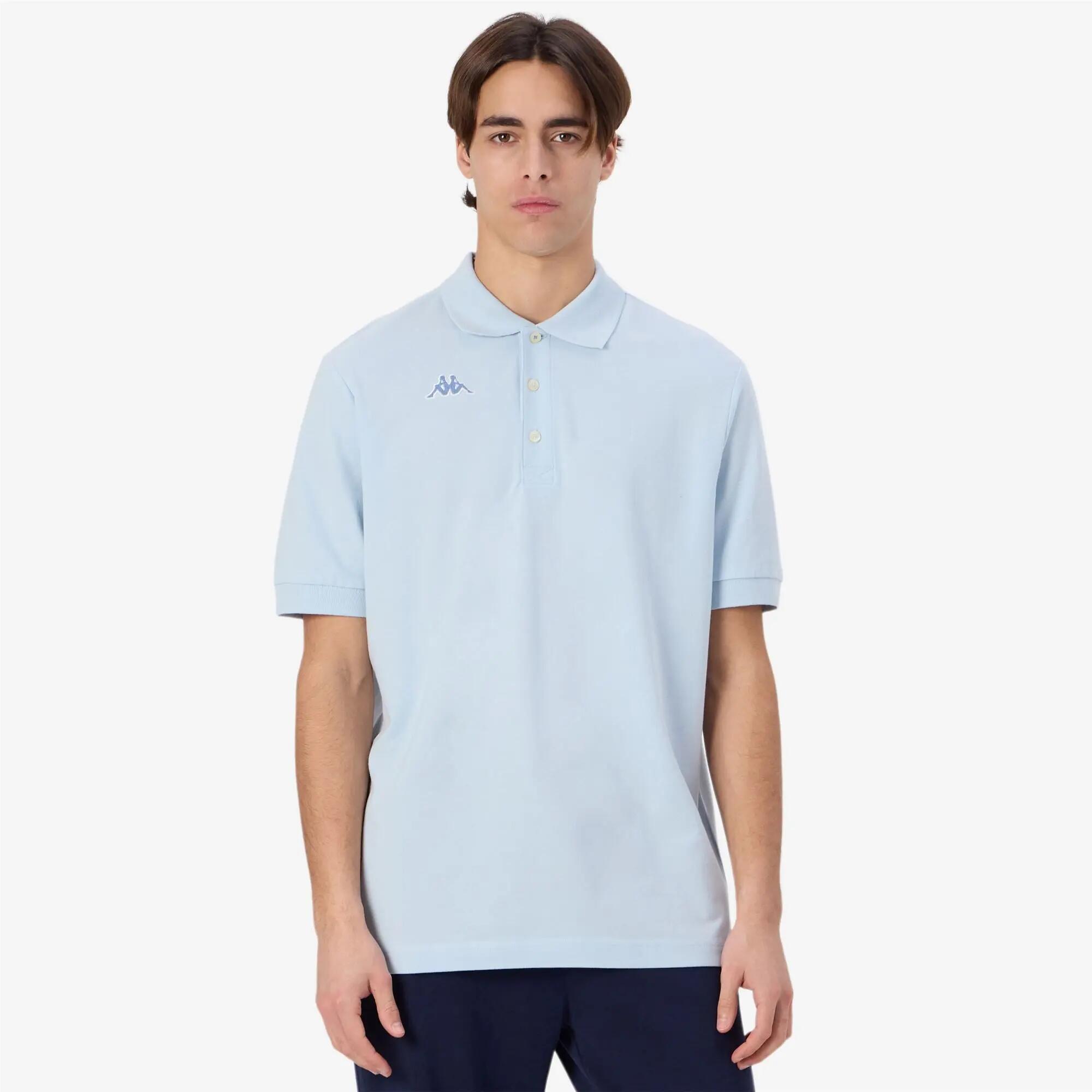 Polo pour homme bleu pour sportif/sportive 4/7