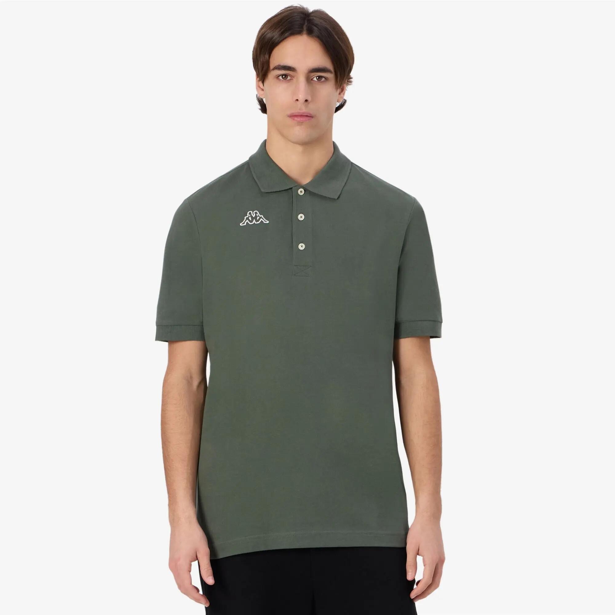 Polo pour homme vert pour sportif/sportive 4/7