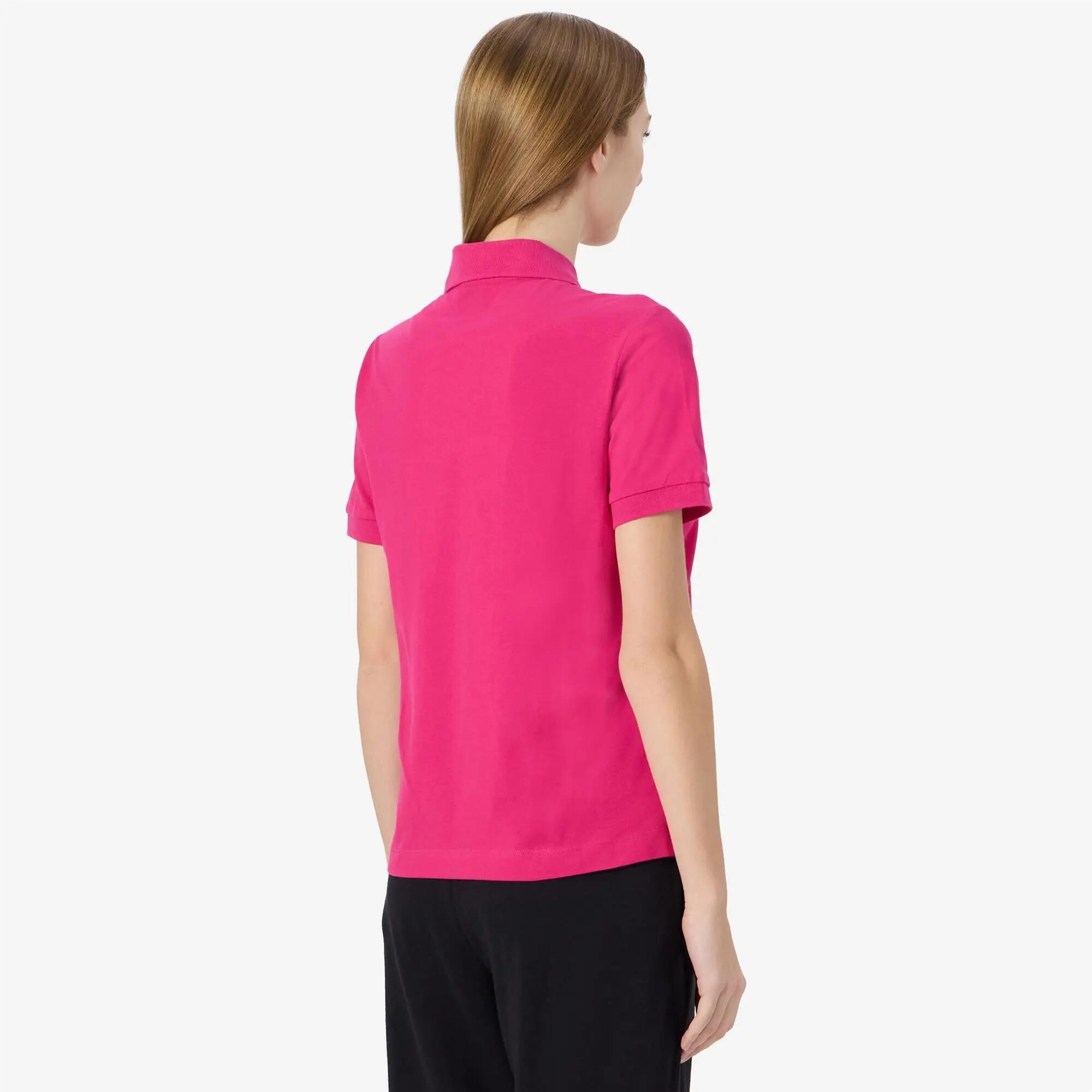 Polo da donna in cotone rosa da sportivo/a 6/7