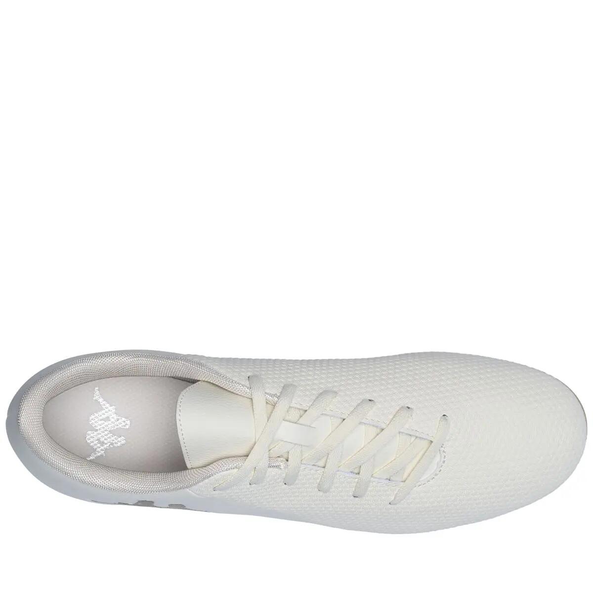 Sneakers da bambino in poliuretano bianco da calcio 5/5