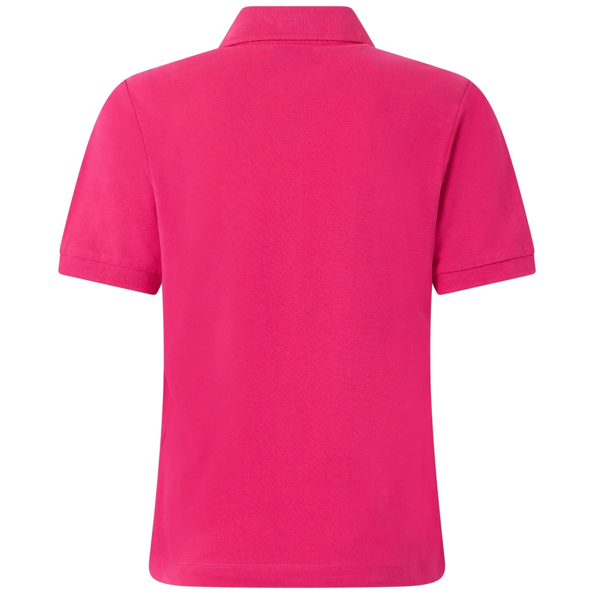 Polo da donna in cotone rosa da sportivo/a 3/7