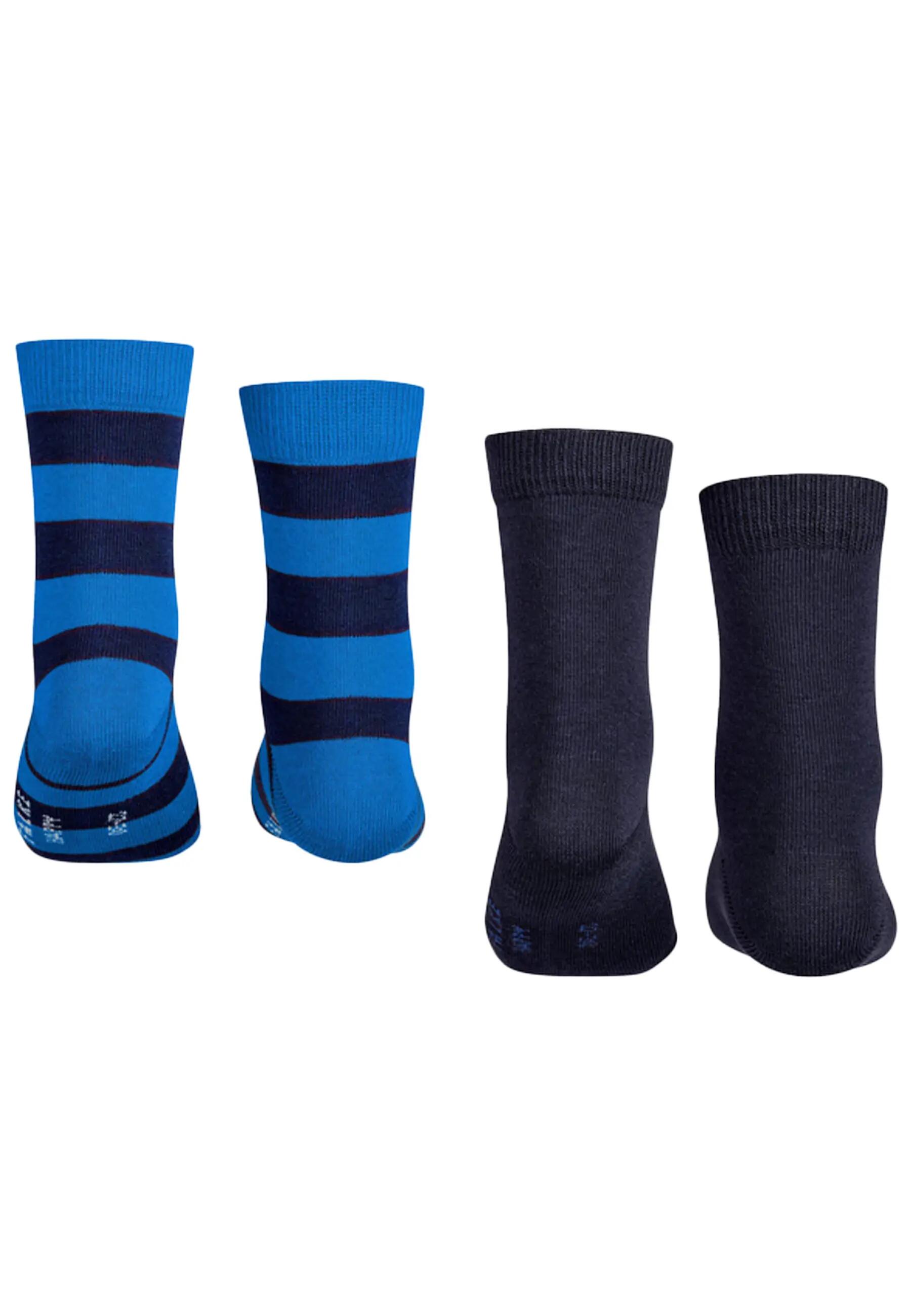 Socken Unisex 2er Pack-FALKE Happy Stripe 2Pack SO 12/13