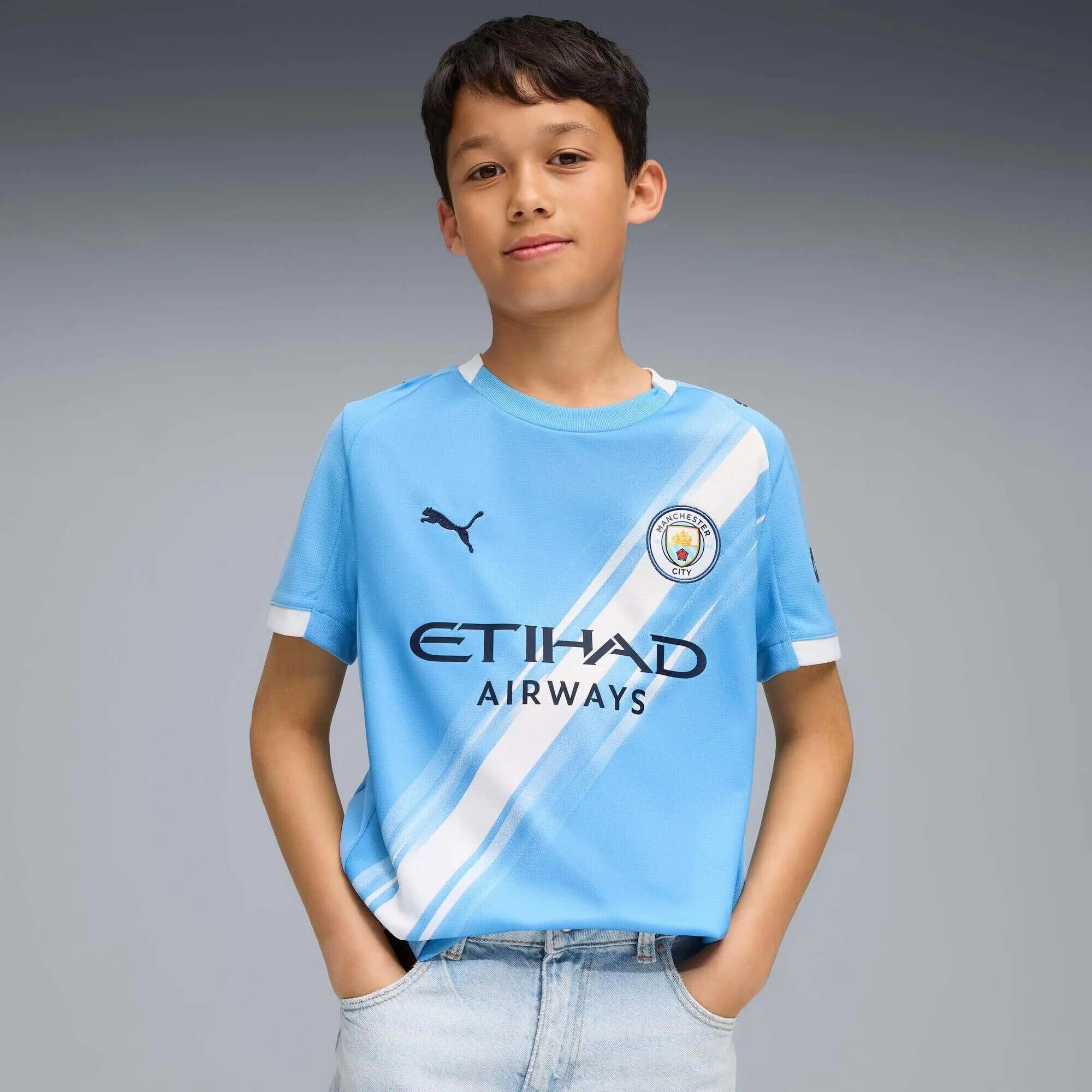 Maillot Domicile enfant Manchester City 2025/26 8/10