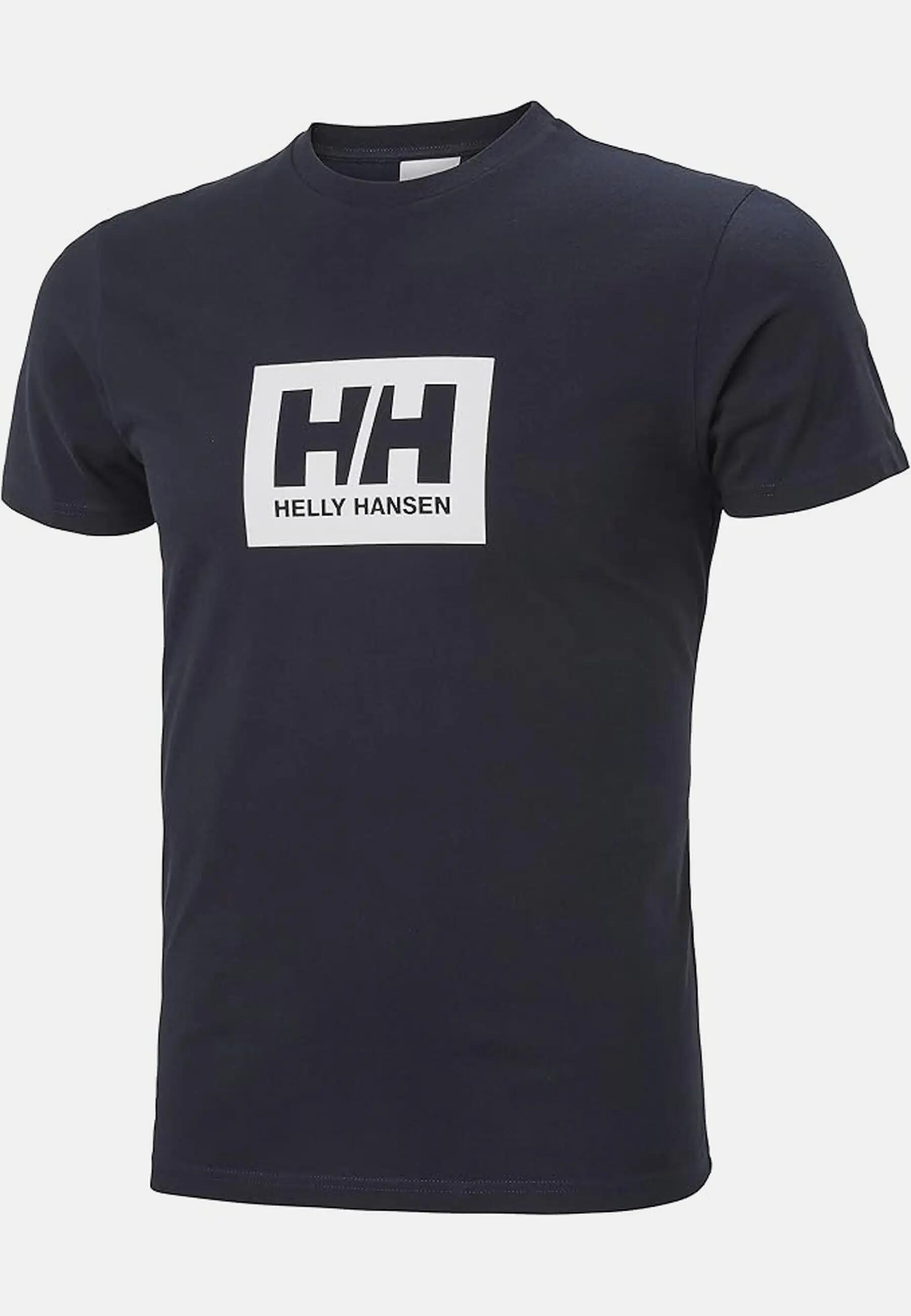 Herren Kurzarm-T-Shirt Helly Hansen 53285 599  Marineblau 6/8