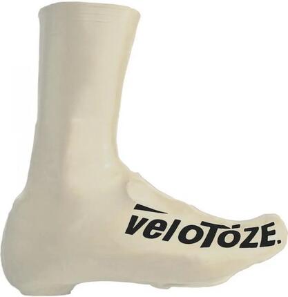 VeloToze sur-chaussure 2.0 longue blanche S - sur-chaussure aérodynamique étanch