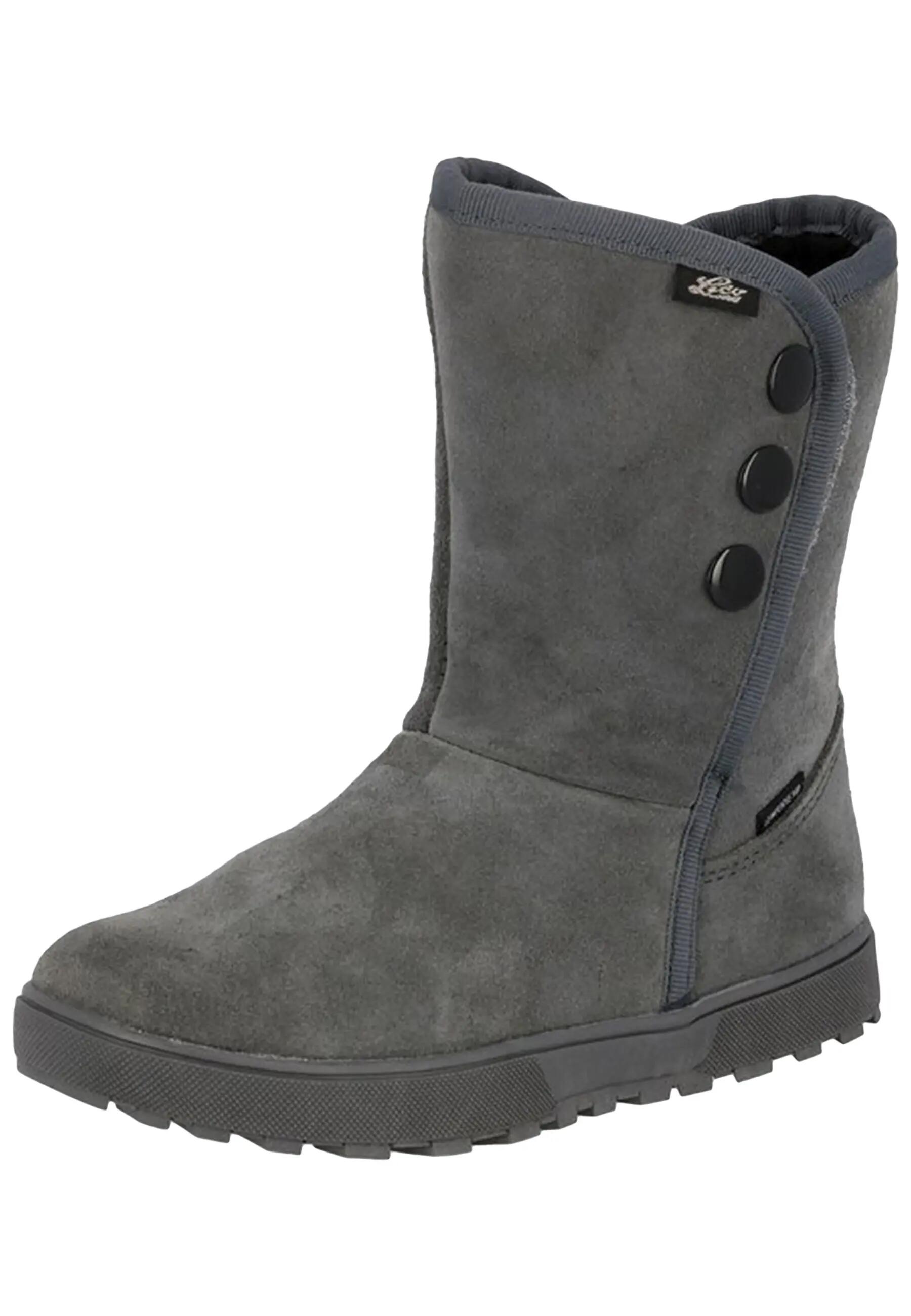 LICO Amalia Winterstiefel Damen aus Veloursleder mit Klett 10/10