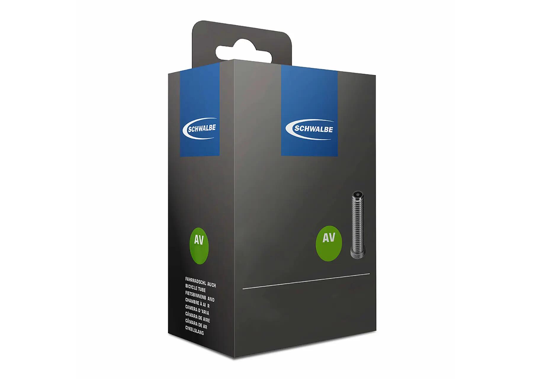 Schwalbe 2x Fahrradschlauch AV7 20x1.50-2.50" (40/62-406), 20 Zoll, Autoventi... 4/7