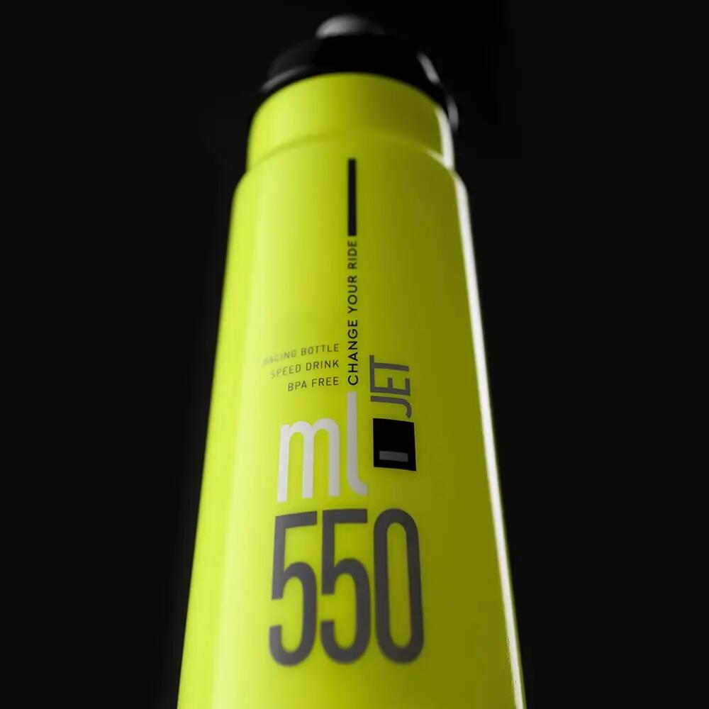 Elite Trinkflasche Jet 550ml, schwarz/grau, Polyethylen 3/10