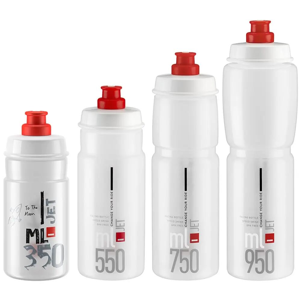 Elite Trinkflasche Jet 550ml, schwarz/grau, Polyethylen 2/10