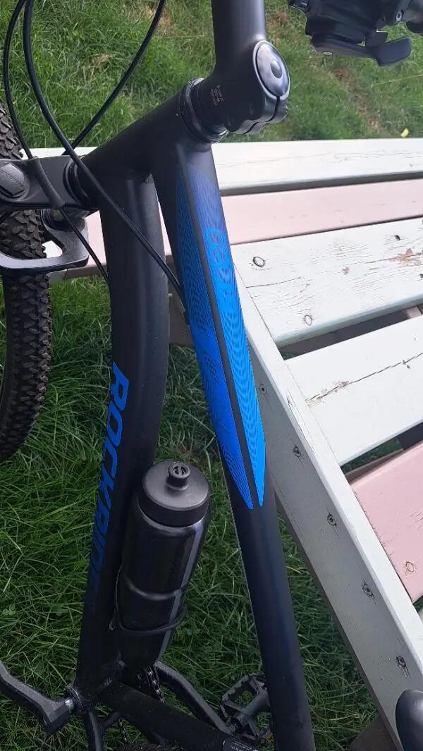 Tussen Particulieren - Zwart-blauwe fiets voor tochten, 27,5" - Rockrider 6/6