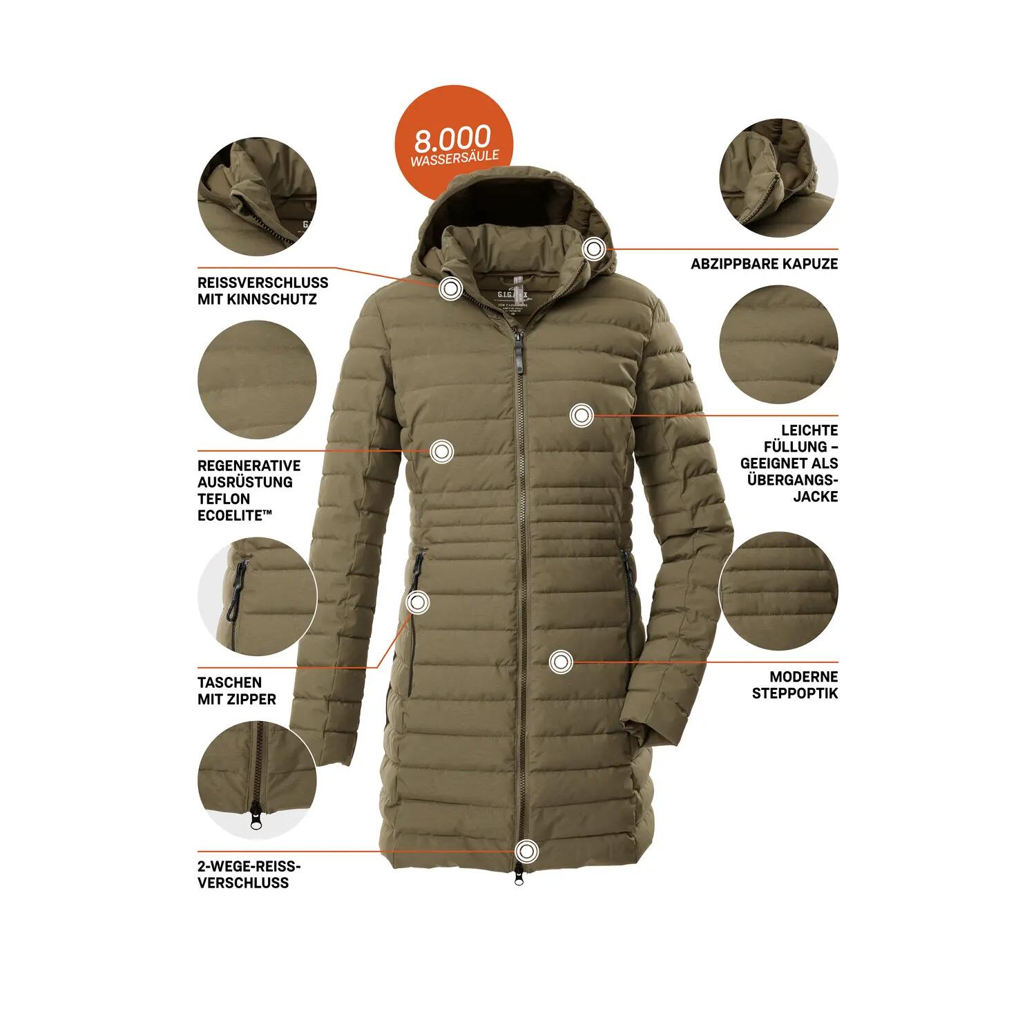 Damen Steppparka GW 77 WMN QLTD PRK_Bacarya 5/6