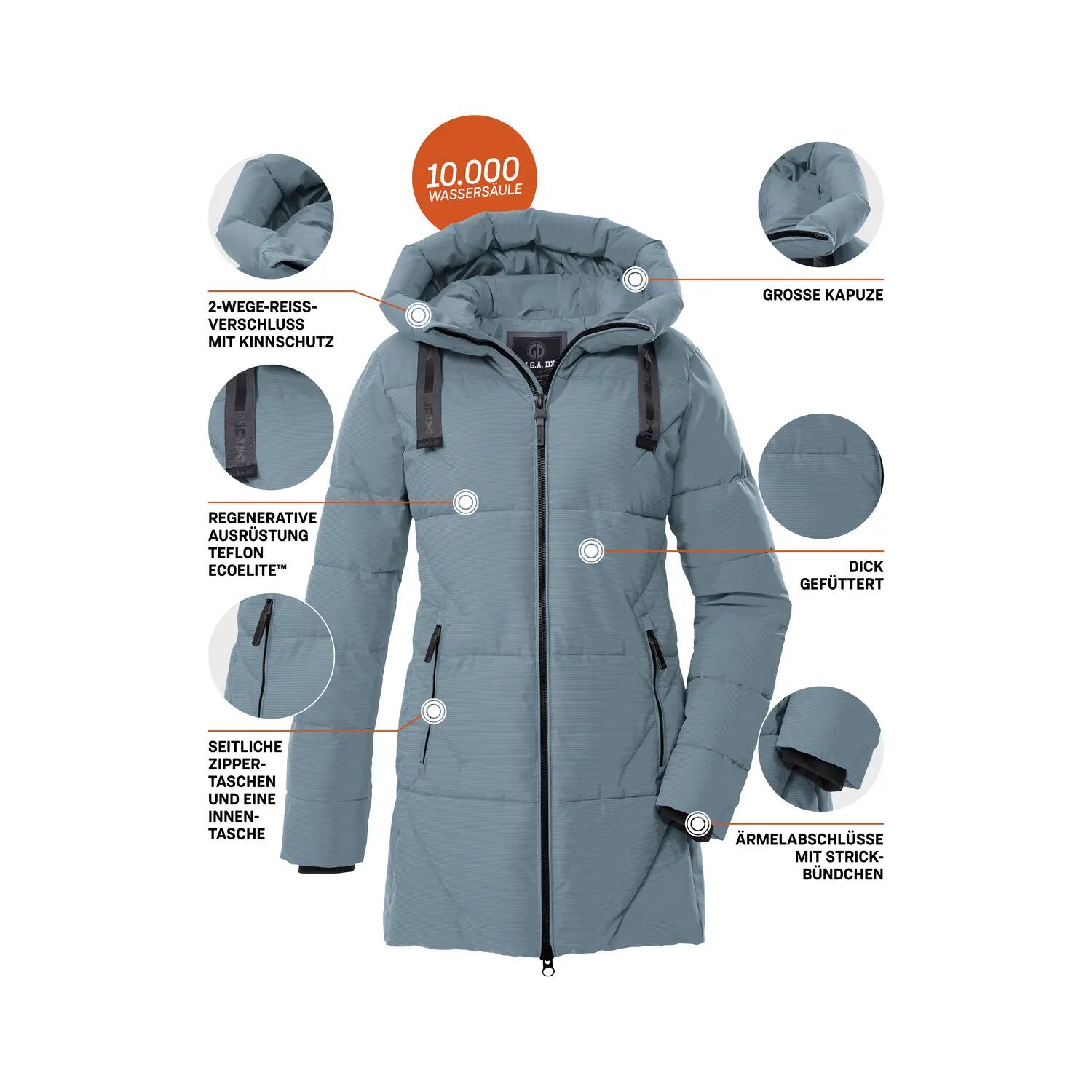 Damen Steppparka GW 30 WMN QLTD PRK 5/6