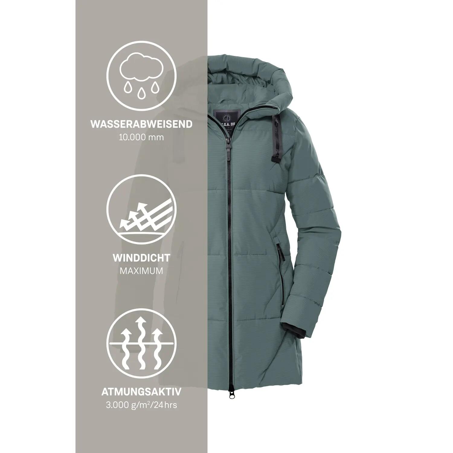 Parka con capucha para mujer Killtec GW 30 6/6