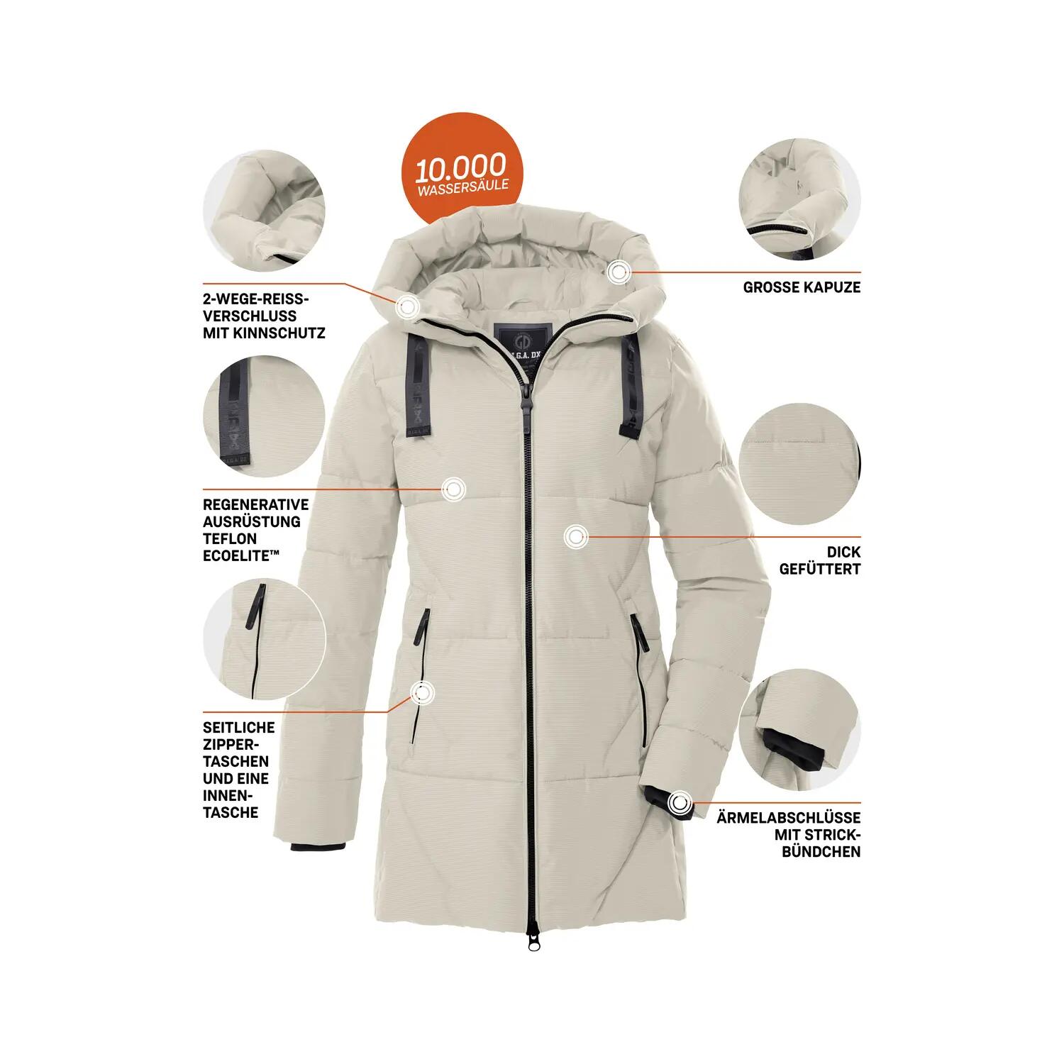 Damen Steppparka GW 30 WMN QLTD PRK 5/6