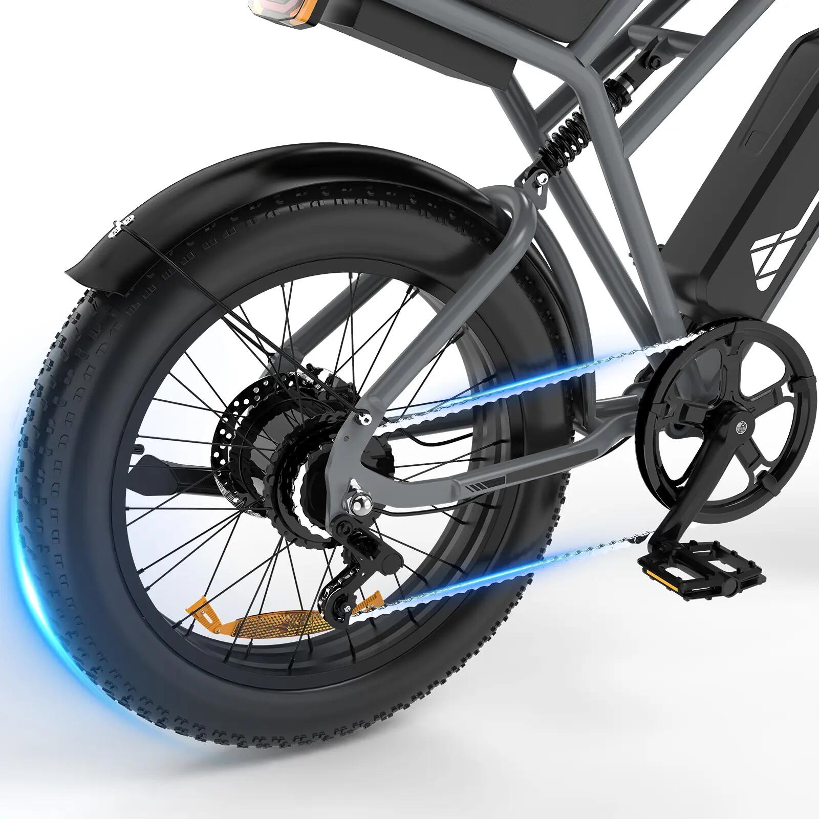Elektrofahrrad Fatbike E-Bike 20×4.0 All-Terrain BK29G-CW 6/8