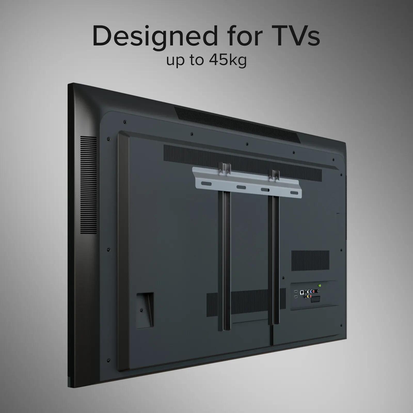 Support mural TV, FIXED, 65", 45kg, VESA 400x400 6/7