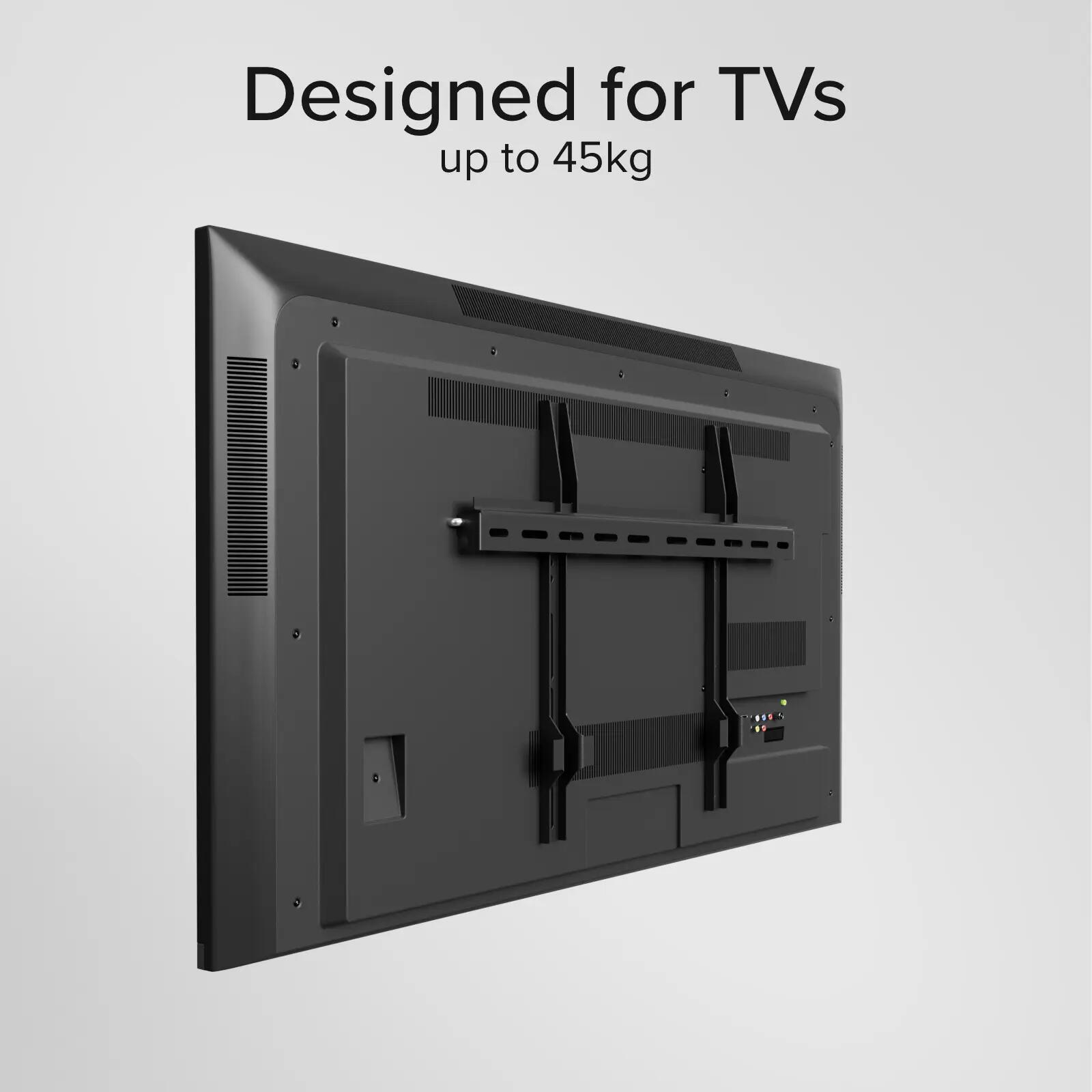 TITAN Support mural TV, FIXED, 65", 45kg, VESA 400x400 6/7