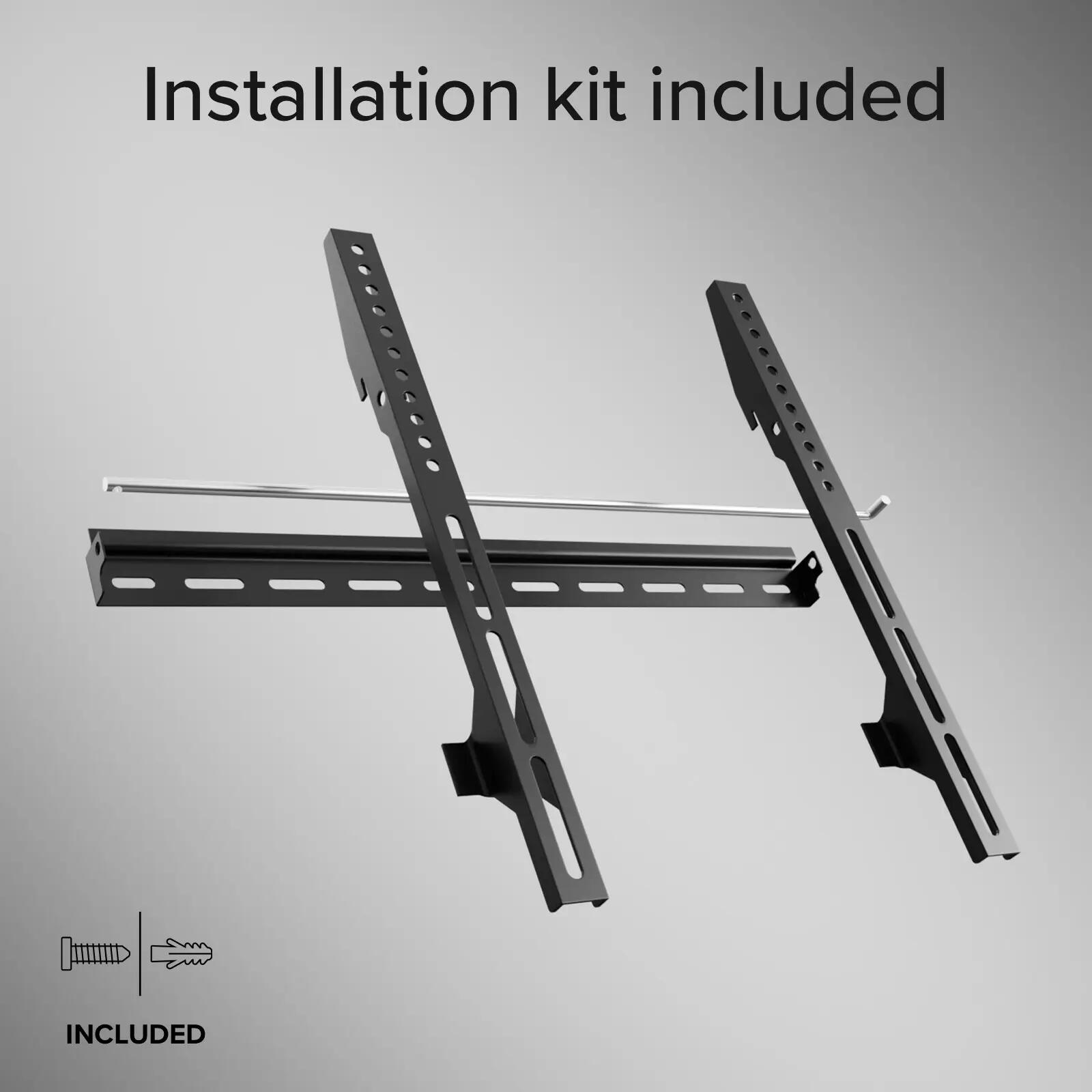 TITAN Support mural TV, FIXED, 65", 45kg, VESA 400x400 5/7