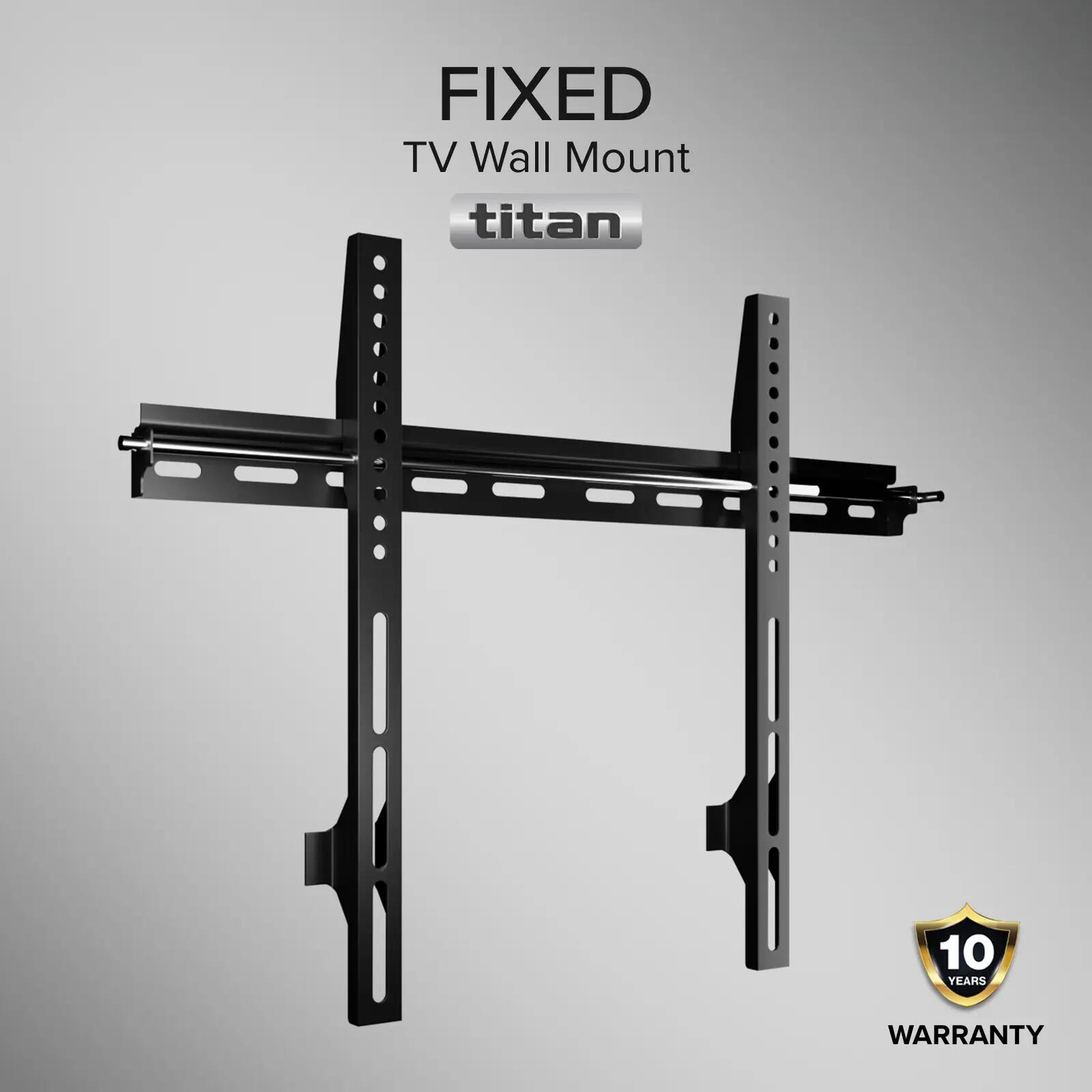 TITAN Support mural TV, FIXED, 65", 45kg, VESA 400x400 2/7