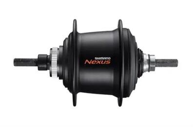Shimano nexus 7 versnellingsnaaf met schijfrem zwart sg-c3001-7d