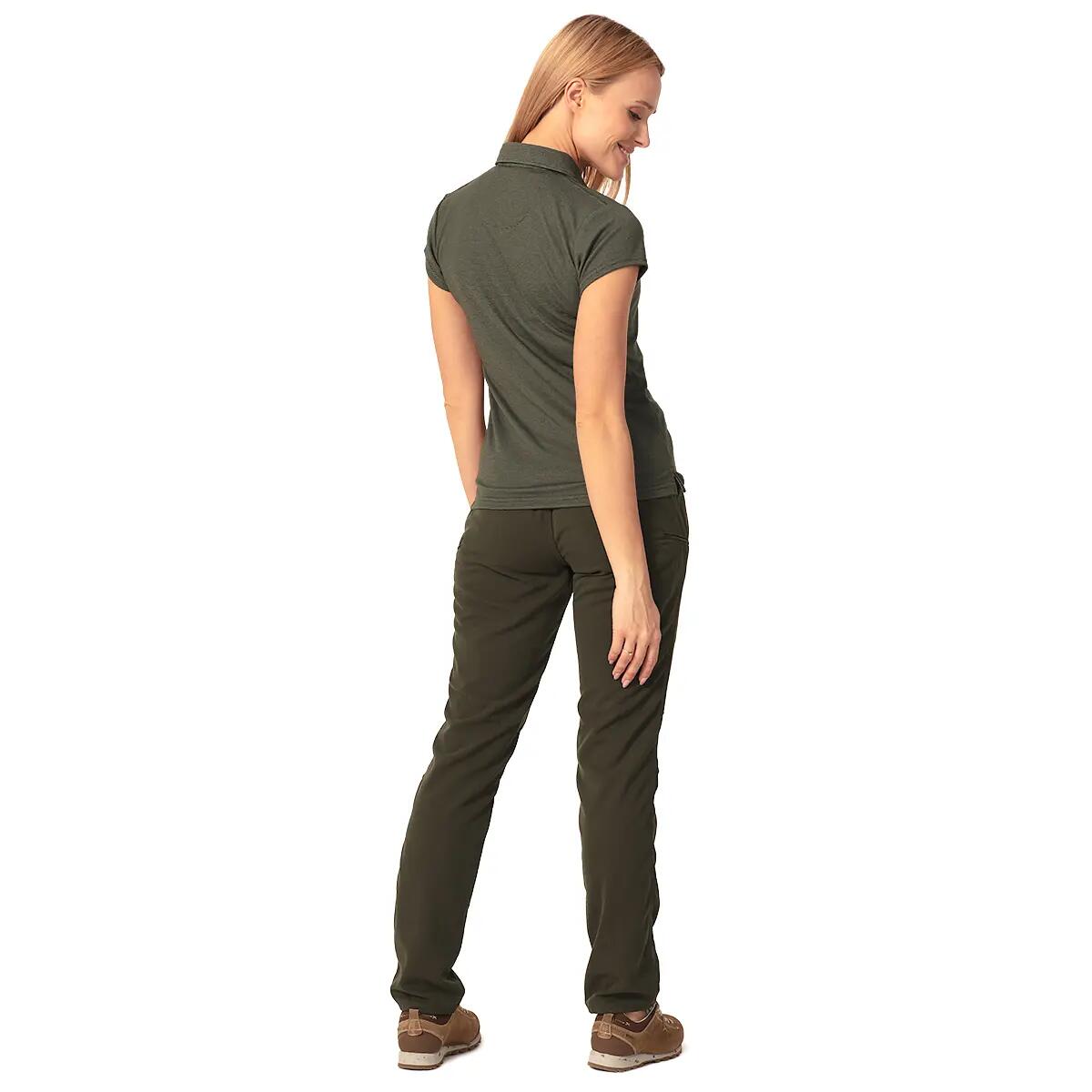 Damen Jagdshirt Tagart Polo Hals 2 Lady Dark Green aus Modal 4/4