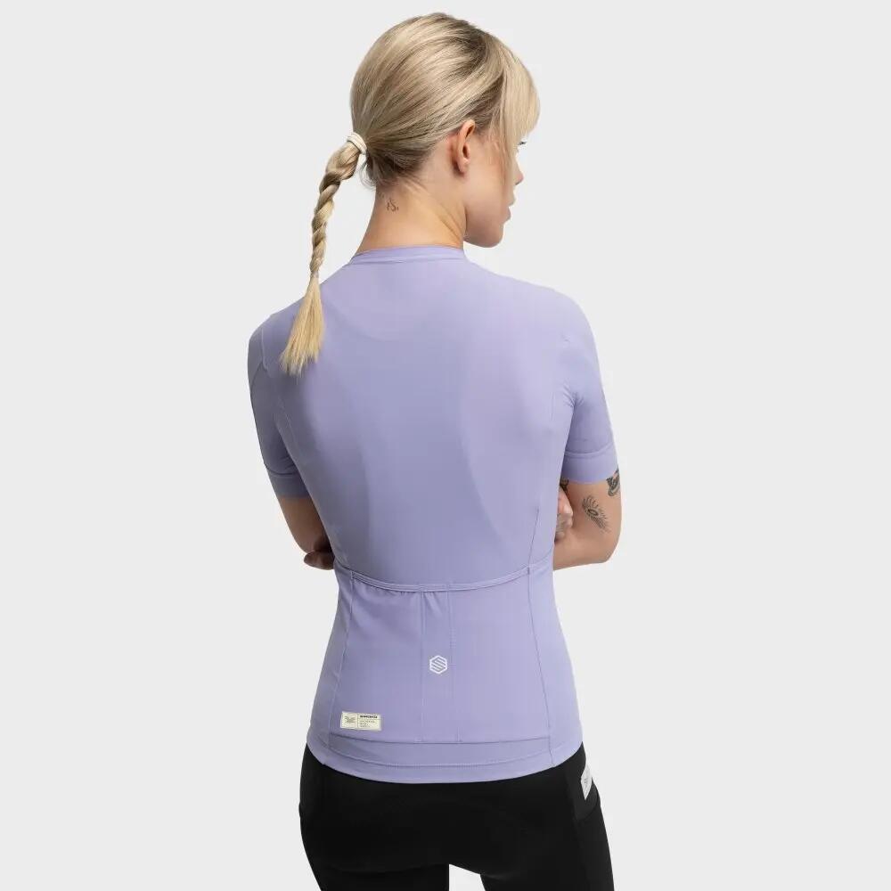 Women Cycling 's short sleeve gravel jersey GM2 Andina Purple 6/8