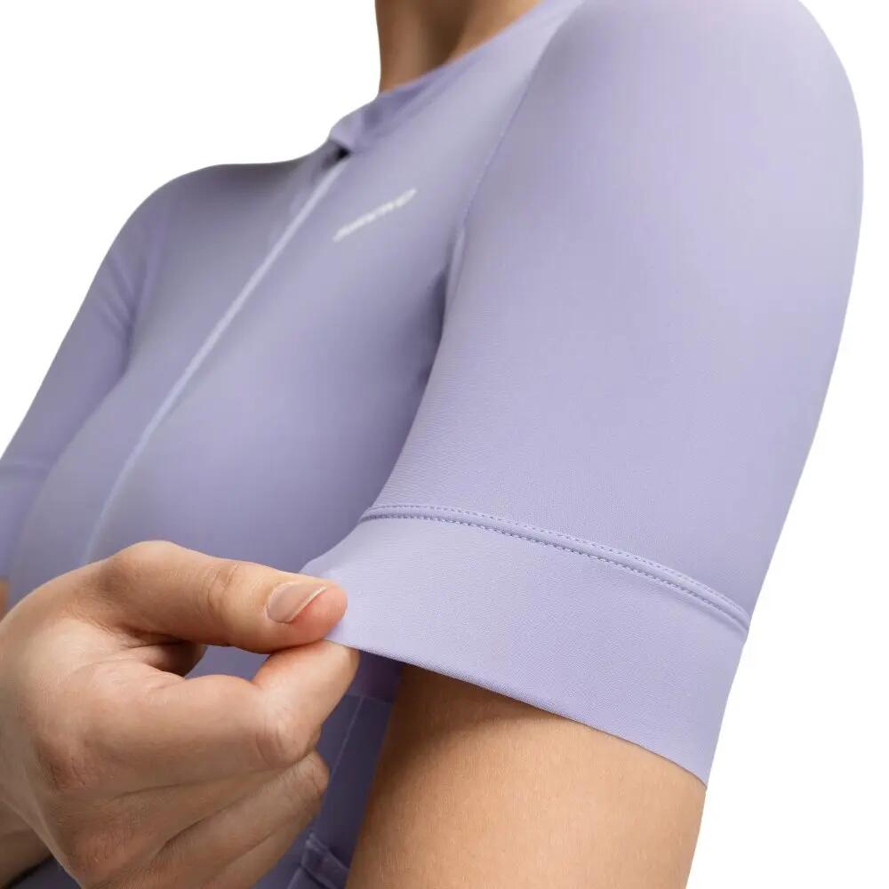Women Cycling 's short sleeve gravel jersey GM2 Andina Purple 4/8