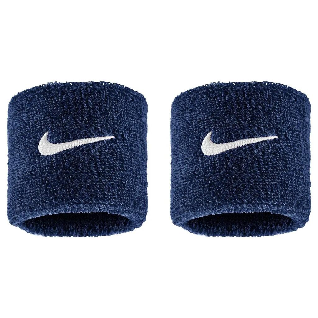 Classic Swoosh Wristband (Blue/White)