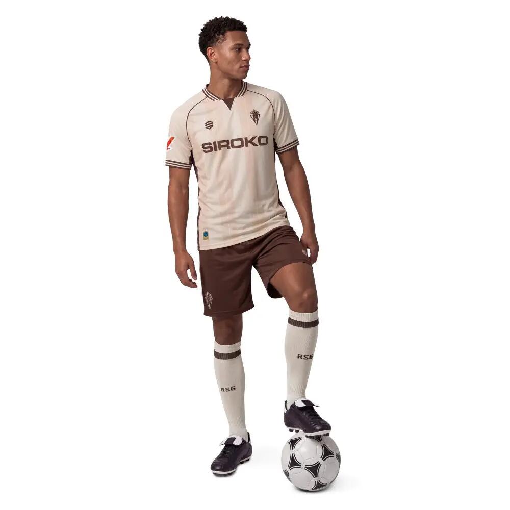 Men adult official real sporting de gijón third jersey RSG Third Tee Player M B 3/7