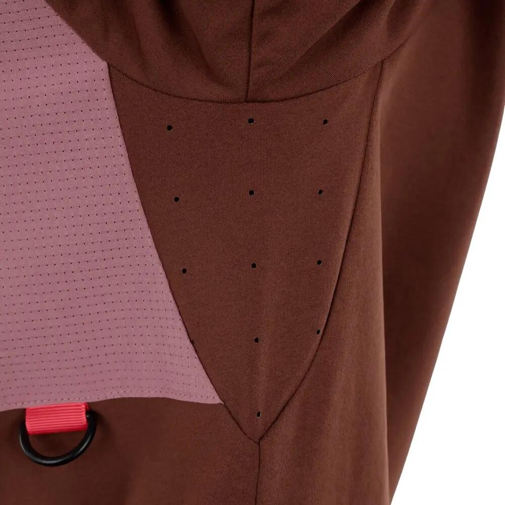Camiseta manga corta bolsillo montaña mujer Waterton-W Brown Marrón 4/7