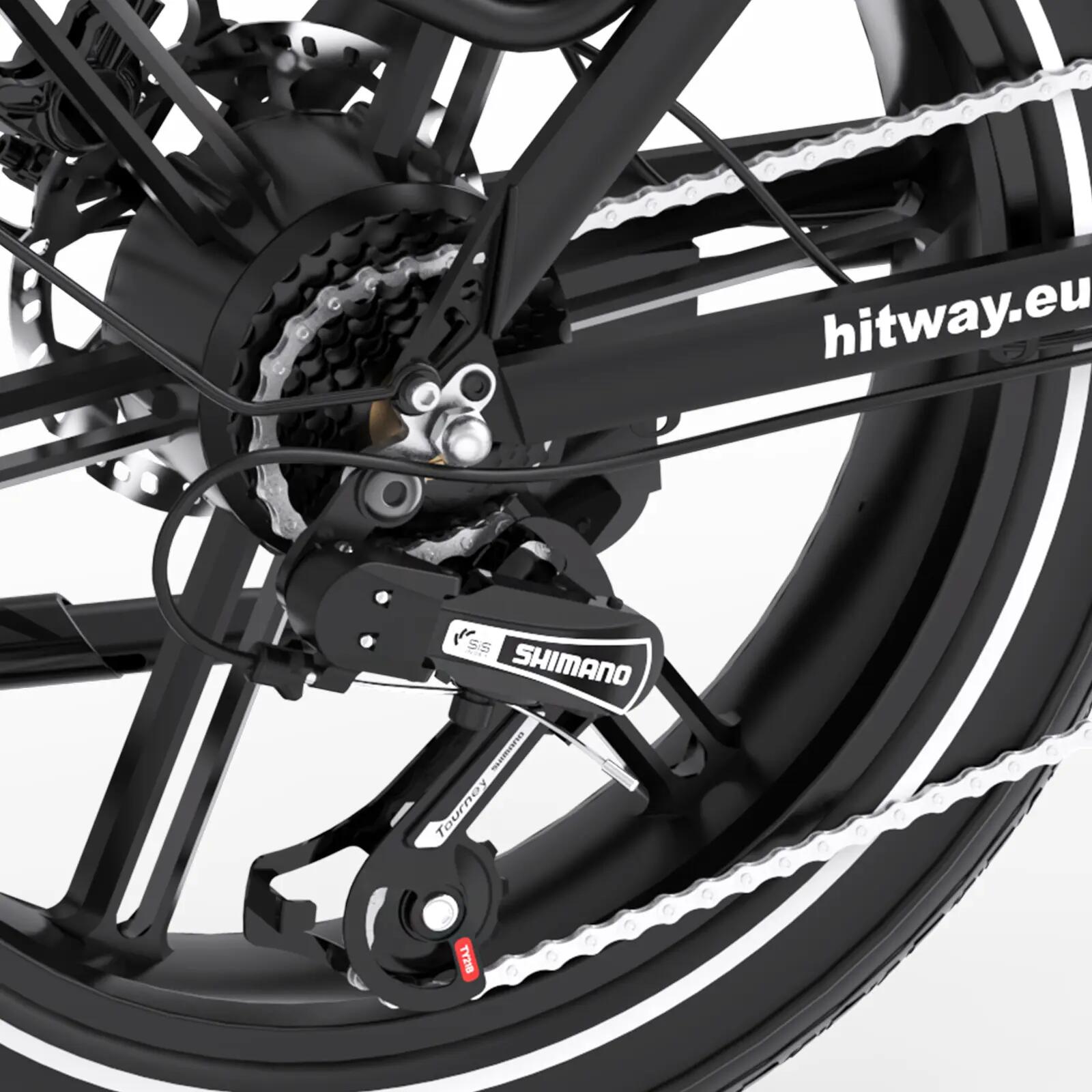 Bicicleta Eléctrica Plegable Fat Bike E-Bike 20×4.0 7 Velocidades BK6SPRO 5/6