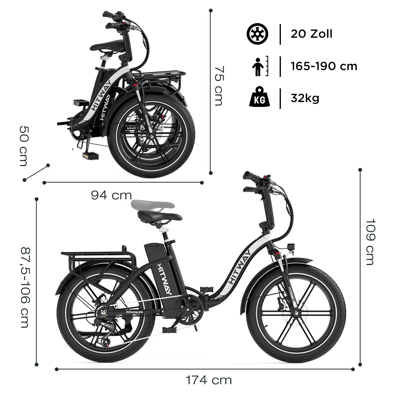 Bicicleta Eléctrica Plegable Fat Bike E-Bike 20×4.0 7 Velocidades BK6SPRO 2/6