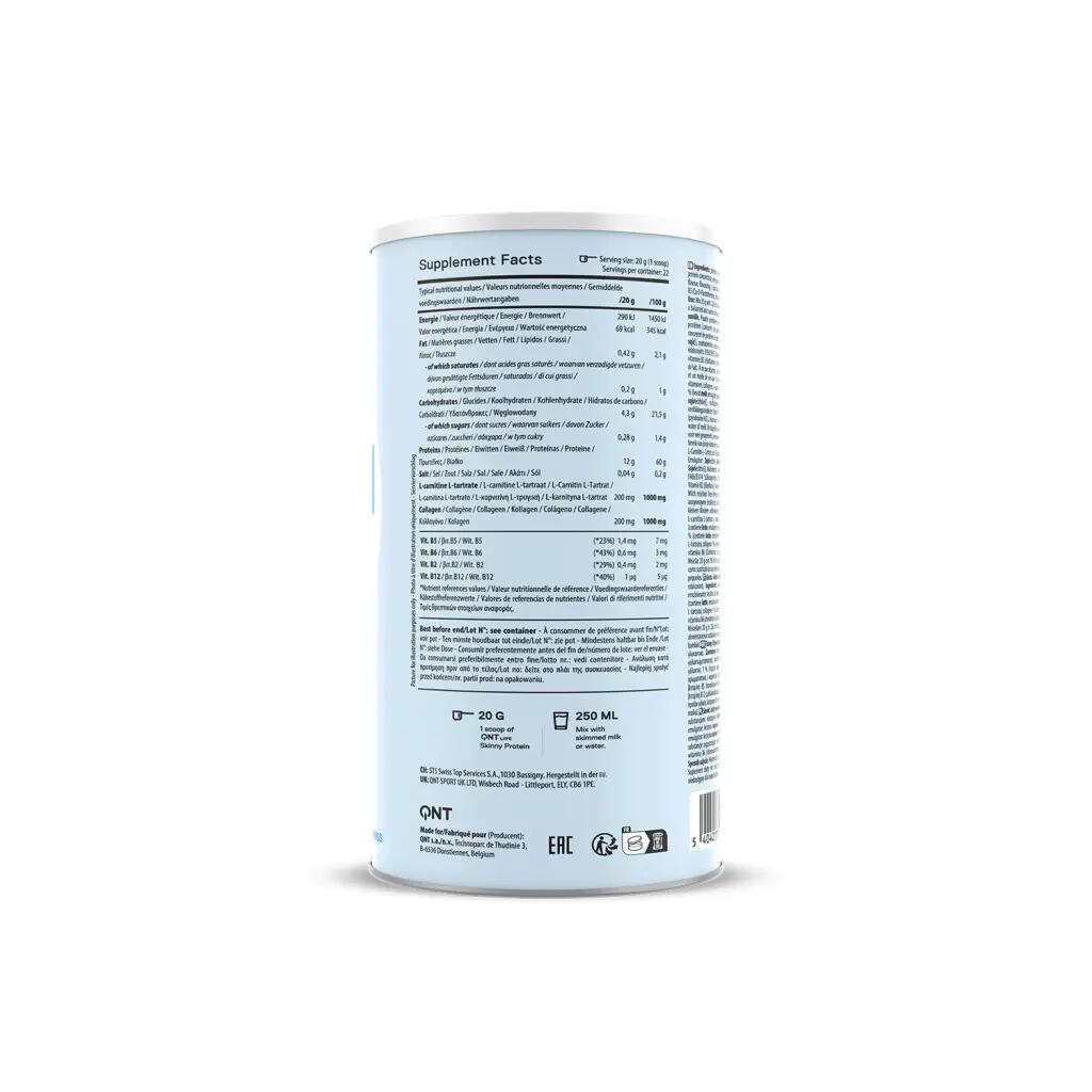 Poudre de protéines fitness skinny protein glace à la vanille 4/4