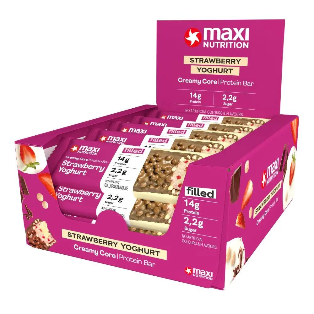 MaxiNutrition Creamy Core 45g Bar Strawberry Yoghurt 2/2