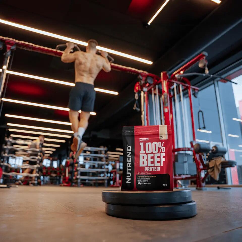 Hovězí Protein 100% BEEF PROTEIN, čokoláda + lískový ořech 4/4
