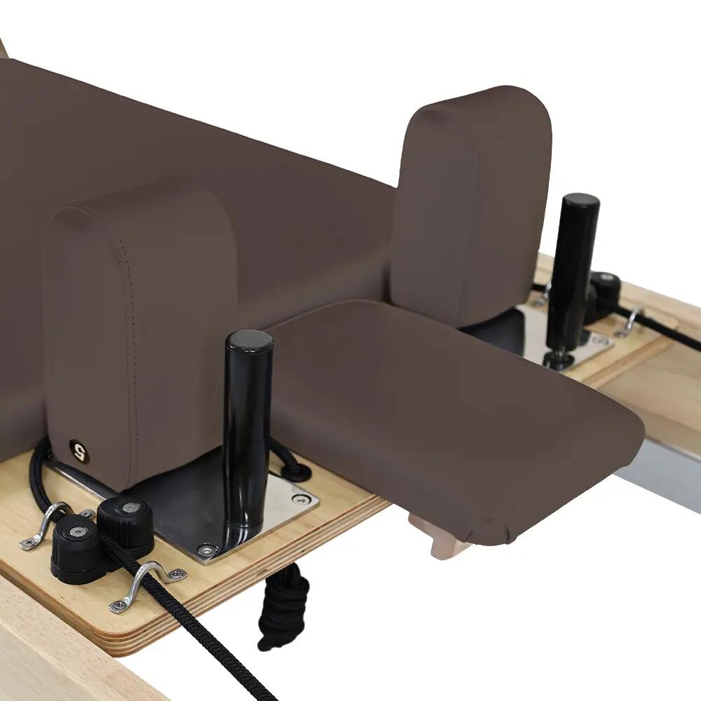 Appareil Pilates Reformer KALMA by Fitness Tech | Bois de chêne 6 ressorts 4/5