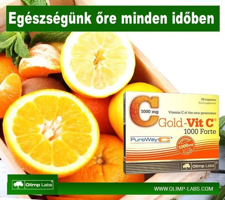 Gold-Vit® C 1000 Forte Olimp - 30 Kapsułek 4/4