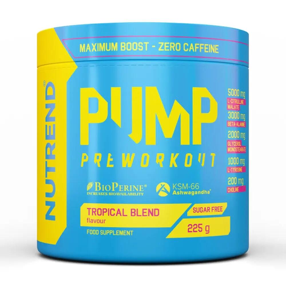 NUTREND Pump Preworkout 225g Bubble Gum 2/3