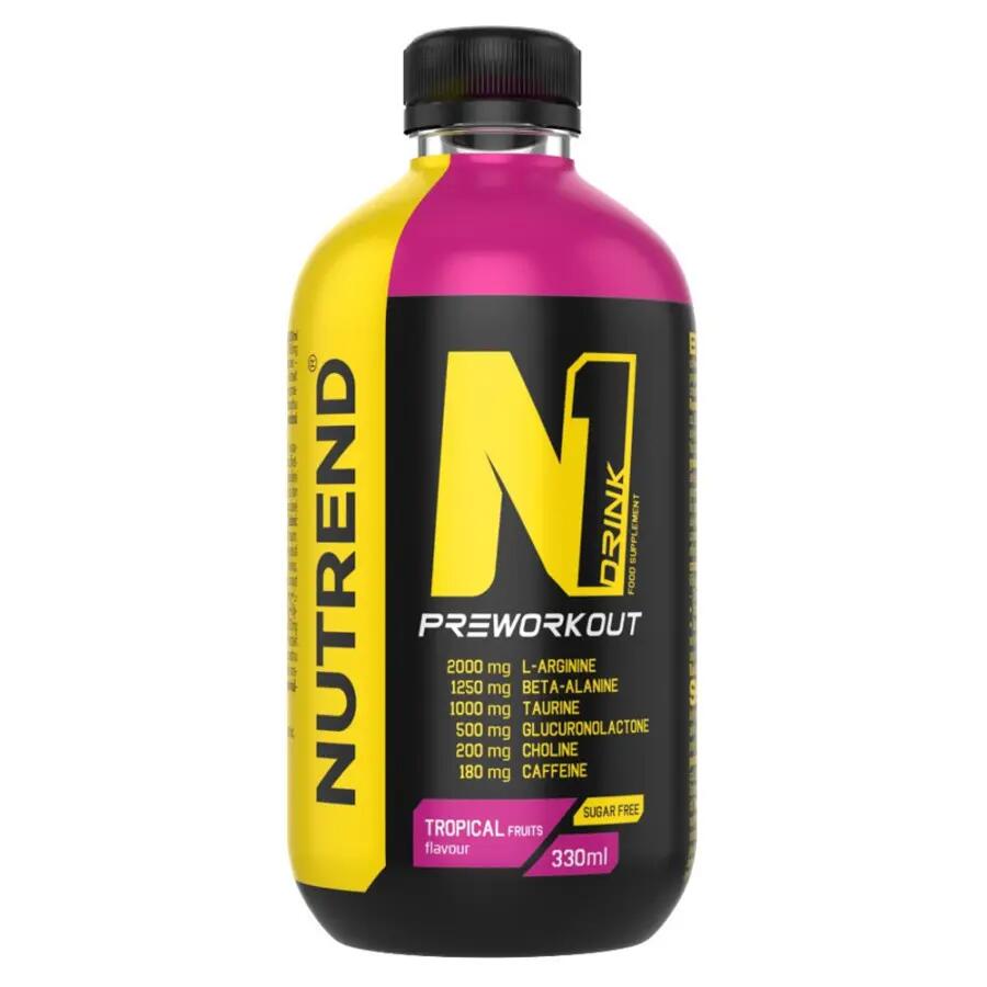 Pre-workout hotový nápoj N1 DRINK, 330 ml, energy 4/4