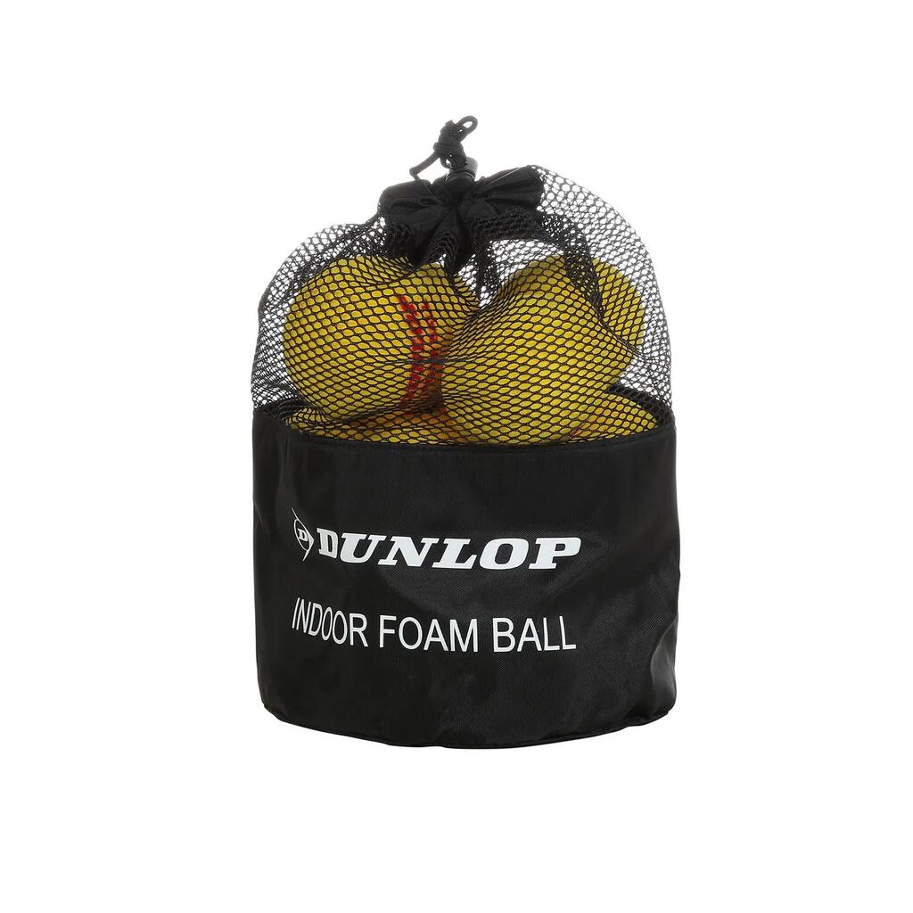 Bag 12 Dunlop Indoor Foam Balls