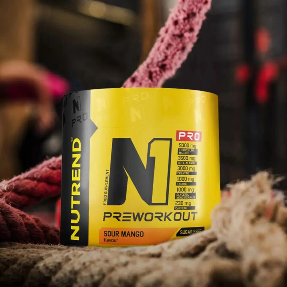 Pre-workout N1 PRO, 300 g, sour mango 4/6