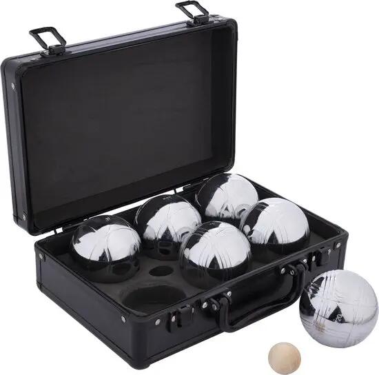 Engelhart Jeu de Boulesset - 6 ballen in een aluminium koffer 1/5